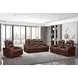 Chester Brown 74" Reclining Console Loveseat with USB Charging