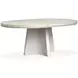 Lorelei Misty Cloud 72" Extendable Oval Dining Table