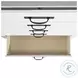 Montauk Modern White 5 Drawer Youth Chest