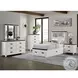 Montauk Modern White Twin Storage Platform Bed