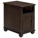 Chad Cherry Rectangular Lift Top Occasional Table Set with Casters