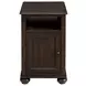 Chad Cherry Rectangular Lift Top Occasional Table Set with Casters