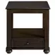 Chad Cherry Rectangular Lift Top Occasional Table Set with Casters