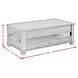 Chad Cherry Rectangular Lift Top Coffee Table with Casters