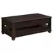 Chad Cherry Rectangular Lift Top Coffee Table with Casters