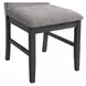 Yorkshire Espresso and Brown Upholstered 5 Piece Dining Set