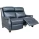 Warrendale Shoreham Blue Leather Power Reclining Living Room Set with Nailhead Trim and USB Charging