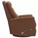 Dualis Snazzy Terracotta Manual Swivel Glider Recliner