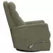Dualis Snazzy Olive Manual Swivel Glider Recliner