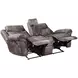 Nashville Gray 88" Manual Reclining Living Room Set
