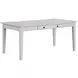 Echo White Rectangular Drawer Dining Room Set