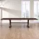 Auburn Brown 126" Extendable Rectangular Dining Table