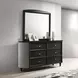 Skyline Onyx Rectangular Dresser Mirror