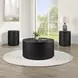 Colvin Black Round End Table