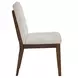 Canton Brown and Beige Upholstered Side Chair Set of 2