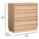 Brentwood Heights Provincial Brown 3 Drawer Dresser