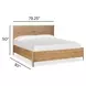 Brookstone Rustic Caramel California King Panel Bed
