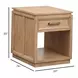 Burnham Sable Dusk Rectangular End Table