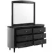 Skyline Onyx Rectangular Dresser Mirror