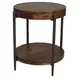 Savara Hickory Brown Round Occasional Table Set