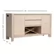 West End Natural Maple 2 Door Sideboard with USB Charging
