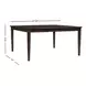 West End Saddle Brown 60" Extendable Square Dining Table