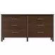 Verge Handcrafted Walnut and Cream Upholstered Panel Bedroom Set