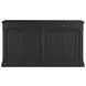 Atrium Black 4 Door Buffet
