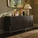 Foxleigh Espresso And Antique Brass Dresser