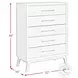 Clare Almond 5 Drawer Chest
