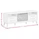 Clare Almond 71" TV Stand with Fireplace Insert