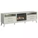 Clare Almond 82" TV Stand with Fireplace Insert