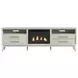 Clare Almond 82" TV Stand with Fireplace Insert