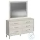 Clare Grey And Almond Upholstered Panel Bedroom Set