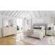 Clare Grey And Almond King Upholstered Panel Bed