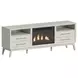 Clare Almond 71" TV Stand with Fireplace Insert