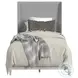 Clare Grey And Almond Youth Upholstered Panel Bedroom Set