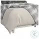 Clare Grey And Almond King Upholstered Panel Bed