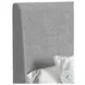 Clare Grey And Almond King Upholstered Panel Bed