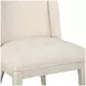 Lorelei Cream Upholstered Host Chair Set of 2