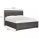 Kinsley Black Heron California King Storage Panel Bed