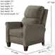 Pep Talk Bahari Mushroom Power Headrest Hi-Leg Recliner
