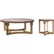 Boulevard Brown Round Occassional Table Set