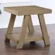 Orinda Brown Square End Table