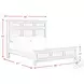 Emiko Light Grey King Panel Bed