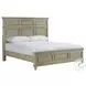 Emiko Light Grey King Panel Bed