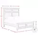 Emiko Light Grey Queen Panel Bed