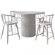 Auden White 5 Piece Counter Height Dining Set