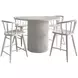 Auden White 5 Piece Counter Height Dining Set