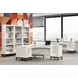 Pomona Soft White Executive Home Office Set